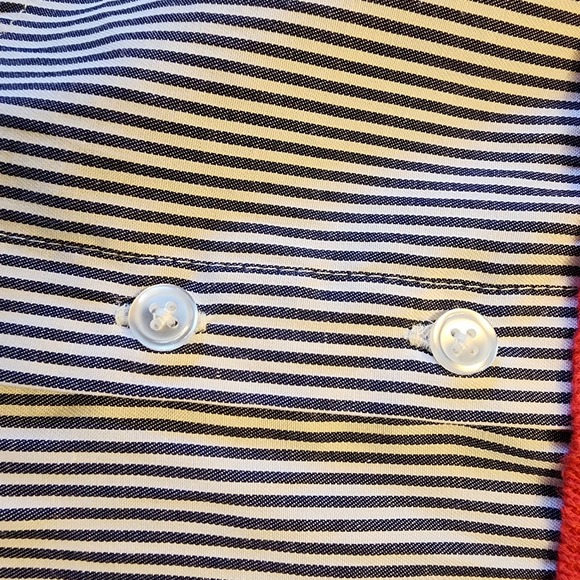 Crown & Ivy Red Sweater Built in Button Shirt underneath womens XS - Picture 4 of 8